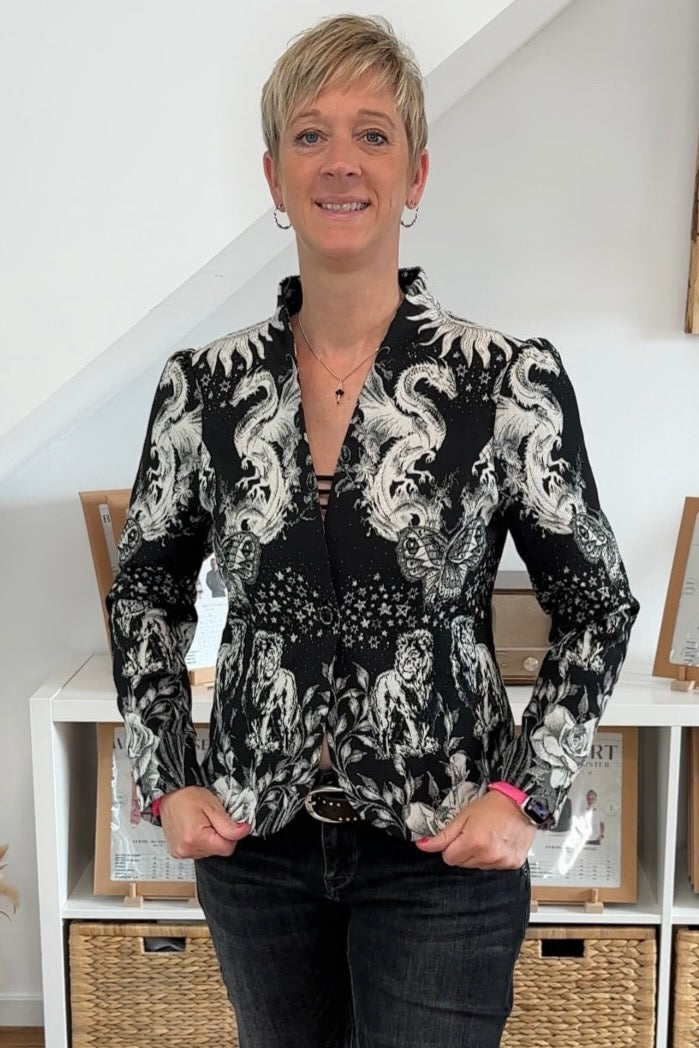 DIYDamenblazermittaillierterPassform–selbstgenäht