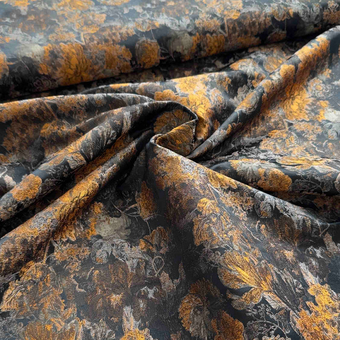 Jacquard Webware | Bronze-Gold mit edlem Glanz