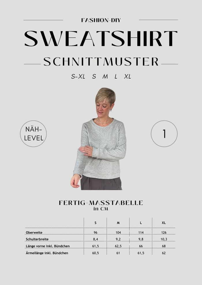 E-Book und Schnittmuster | Sweatshirt