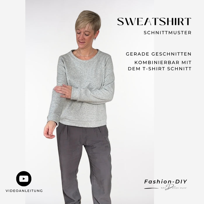 Papierschnittmuster | Sweatshirt