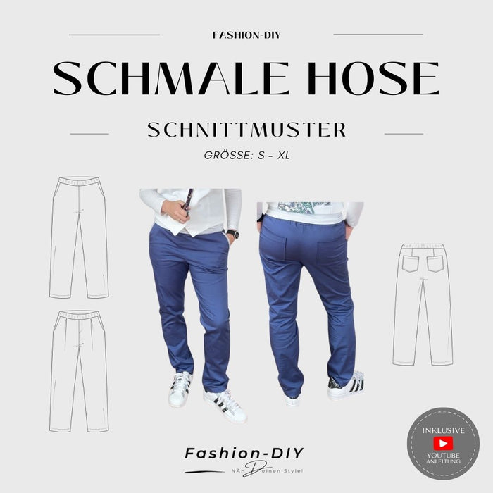Papierschnittmuster | Schmale Hose