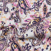 Baumwoll-Stretch-Twill | Paisleymuster