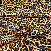 Javanaise Viskose Satin | Leopardenmuster