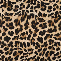 Javanaise Viskose Satin | Leopardenmuster