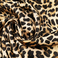 Javanaise Viskose Satin | Leopardenmuster