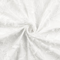 Baumwollstickerei Blätter | Offwhite