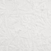 Baumwollstickerei Blätter | Offwhite
