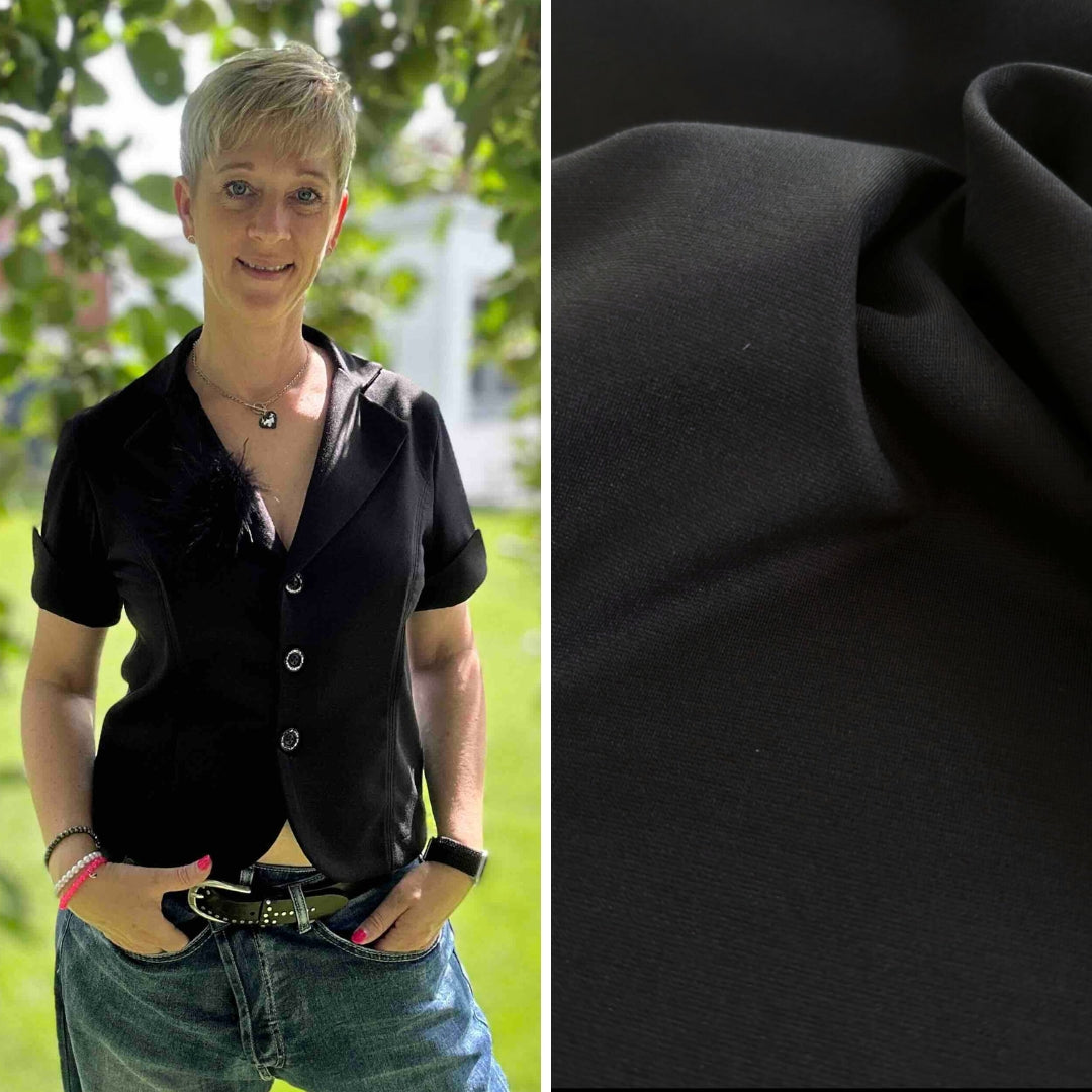 Nähpaket Blazer mit Glitzer