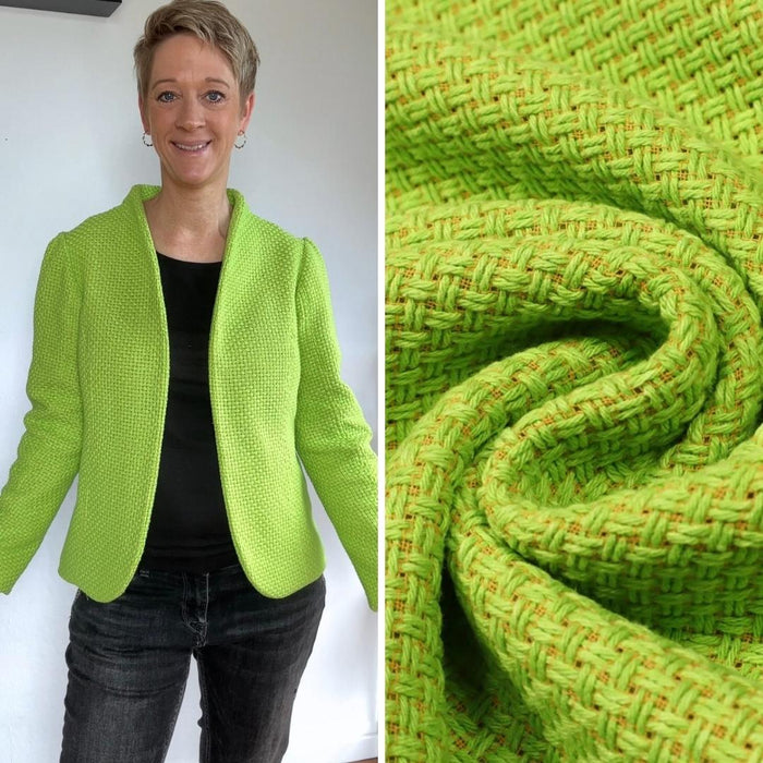 Bouclé Melange | Neongrün