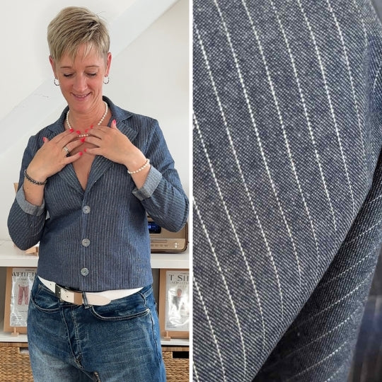 Jeans Lurex | Streifen