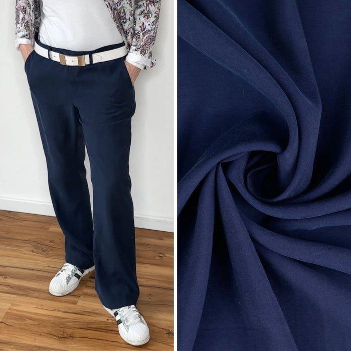 Viskose Webware (Tencel) | Marine