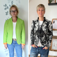 Papierschnittmuster | Blazer mit Schalkragen und Puffärmeln