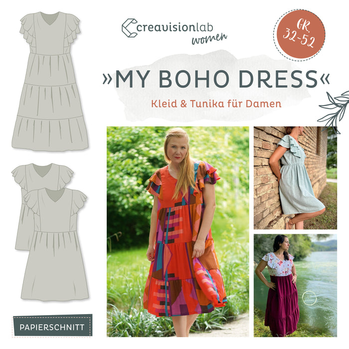 Schnittmuster | My Boho Dress - Kleid & Tunika