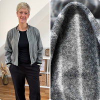 Woll-Mix | Grau-Weiß