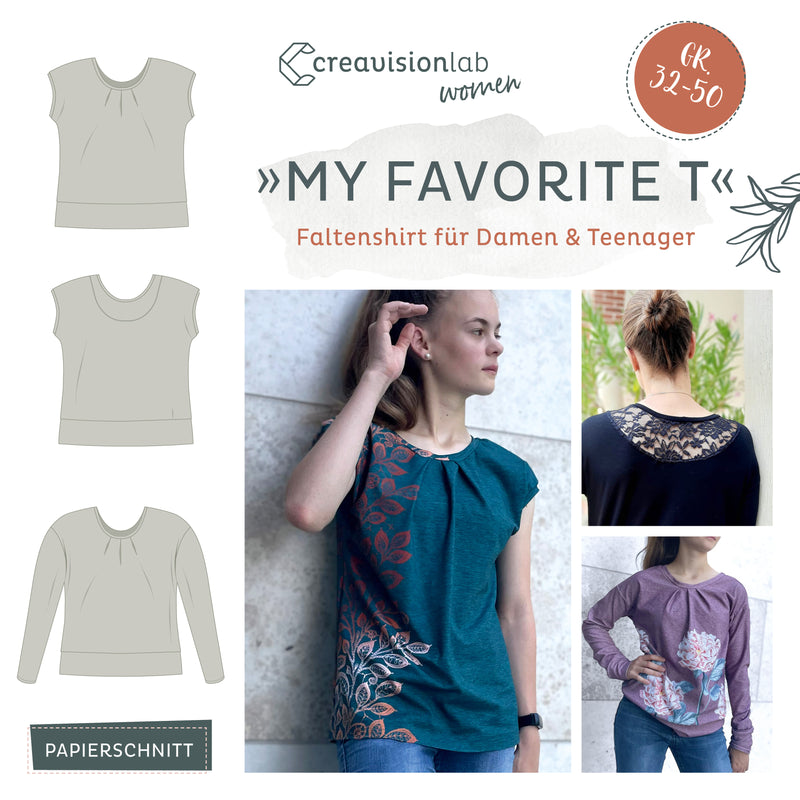 Schnittmuster | My Favorite T - Damenshirt