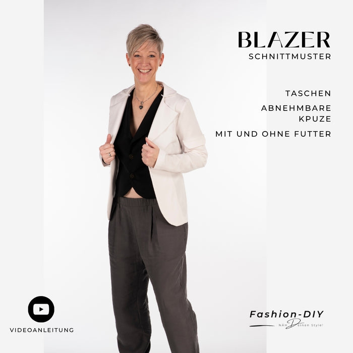 Papierschnittmuster | Blazer