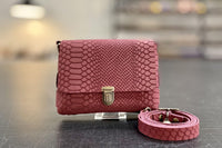 DIY-Crossbody LUNA - Wildleder Bordeaux