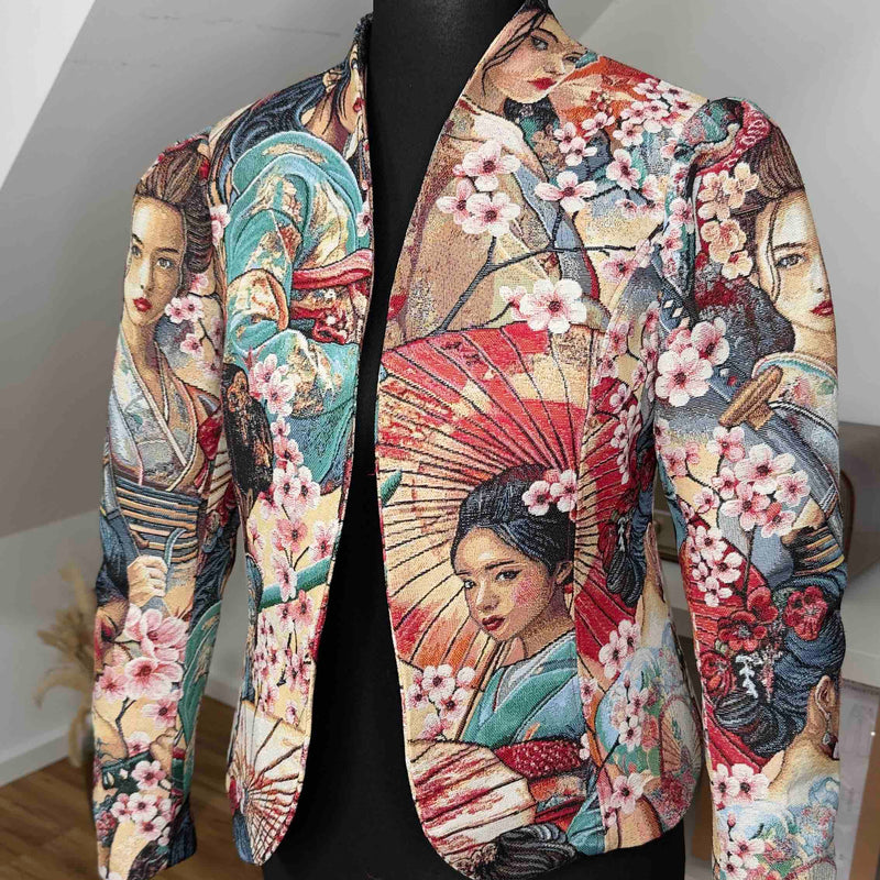 Jacquard | im Geisha Stil