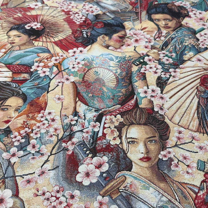 Jacquard | im Geisha Stil