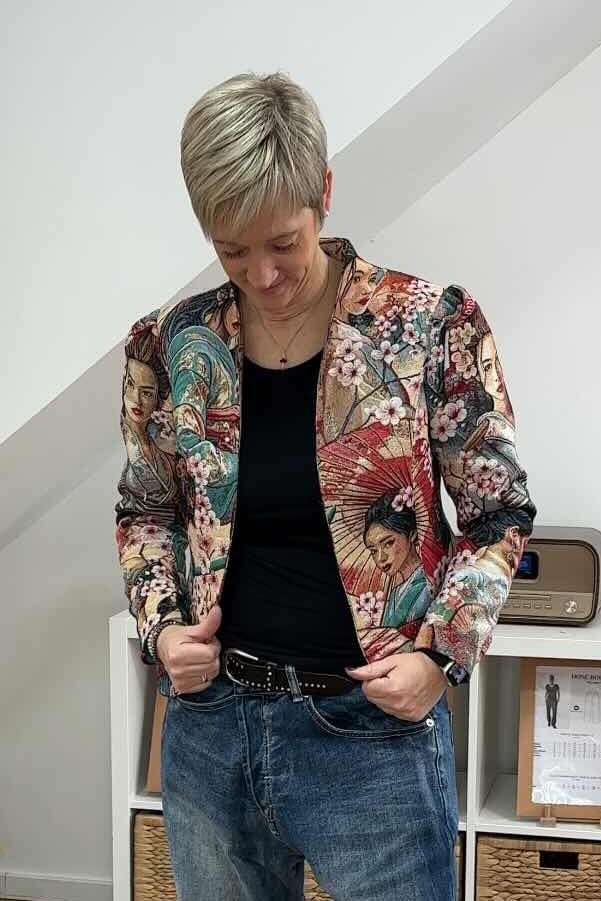 Nähpaket Geisha Stoff