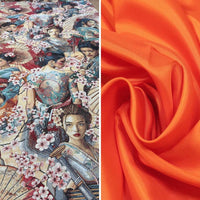 Nähpaket Geisha Stoff