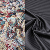 Nähpaket Geisha Stoff