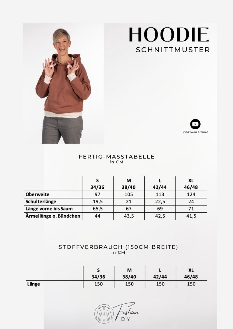 Schnittmuster | Hoodie