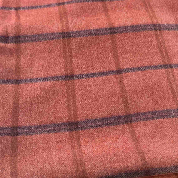 STOFFSTÜCK | Wolle Karo | Doubleface