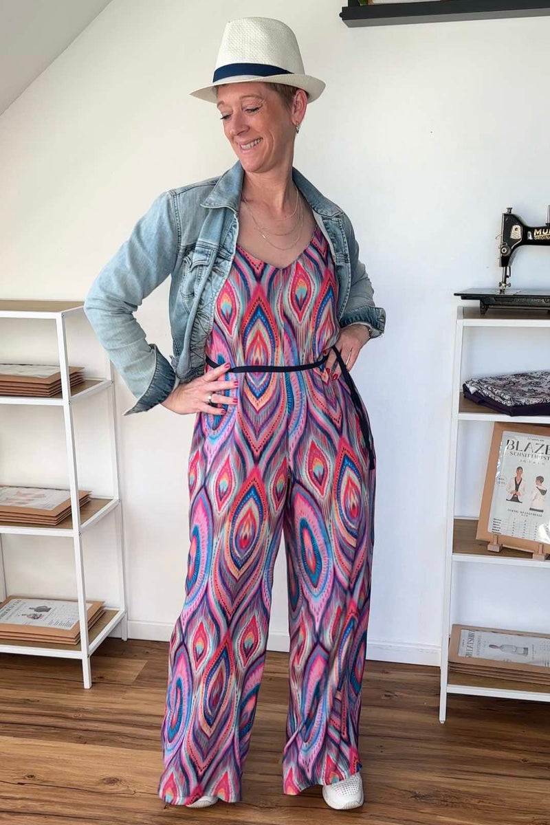 Schnittmuster Jumpsuit-01 aus Viskose