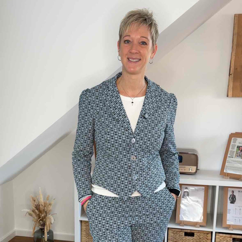 Nähpaket Blazer Kuss Mund