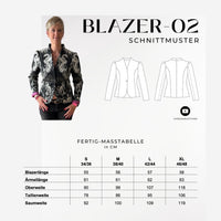Nähpaket Blazer mit Glitzer