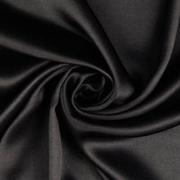 Viskose Satin | Schwarz