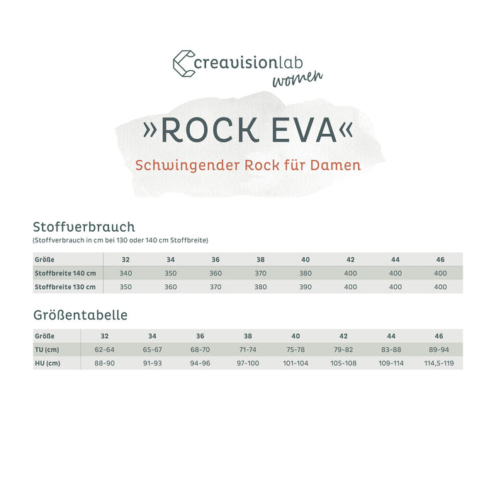 Schnittmuster | Damenrock Eva