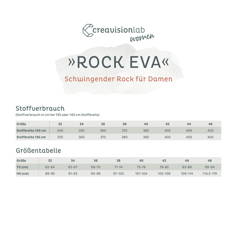 Schnittmuster | Damenrock Eva