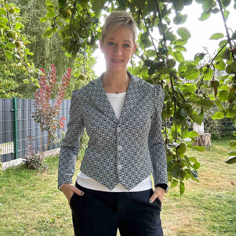 Nähpaket Blazer Kuss Mund