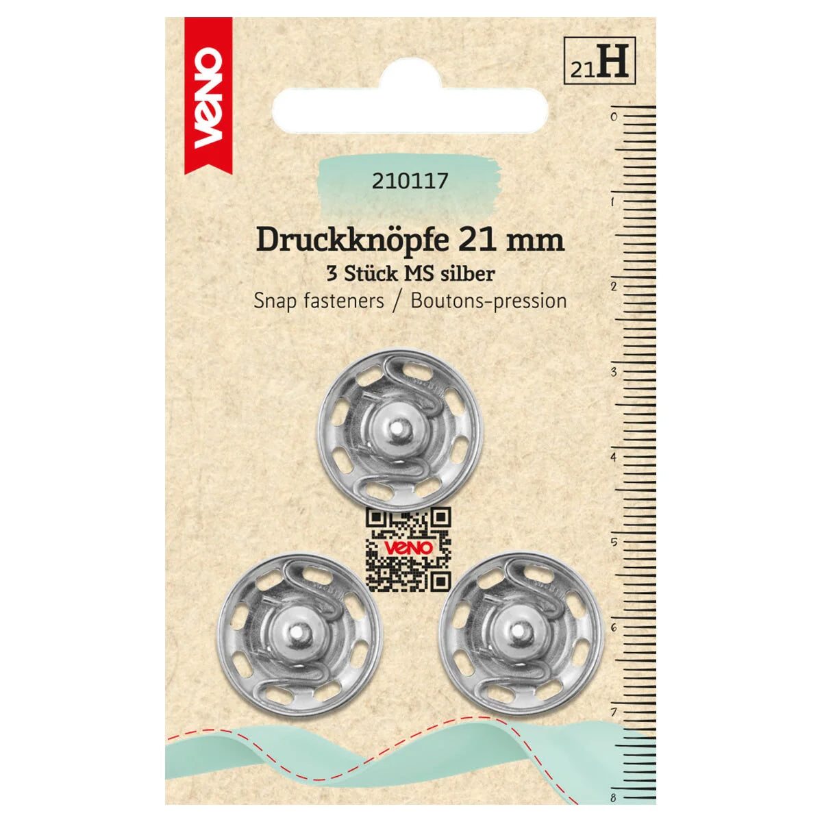 VENO | Druckknöpfe verschiedene Größen