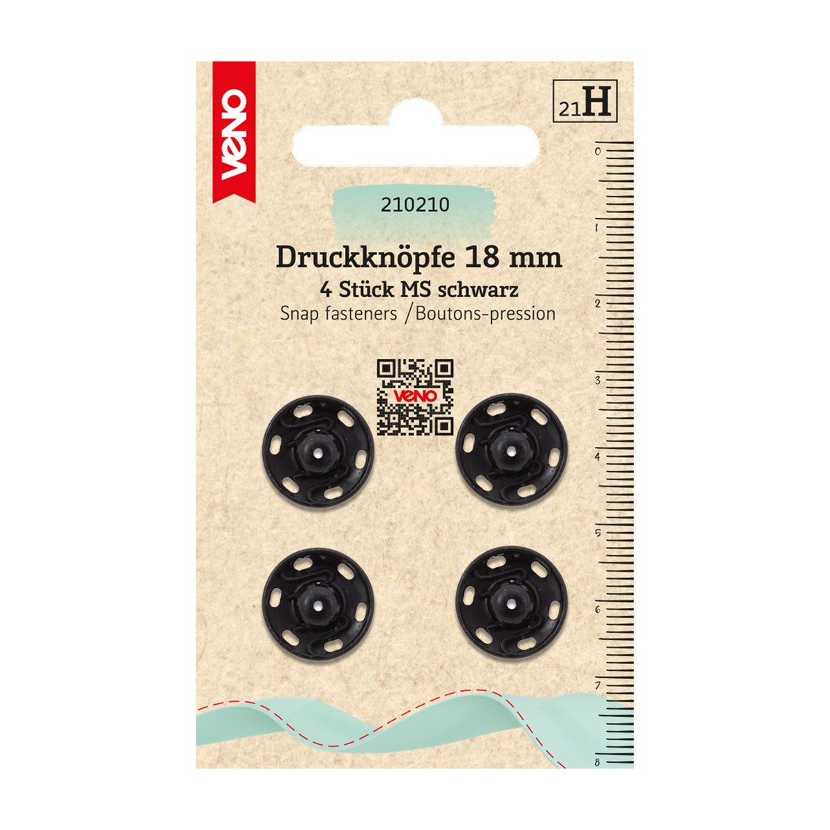 VENO | Druckknöpfe verschiedene Größen