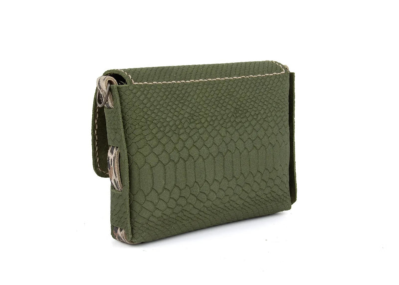 DIY-Crossbody STELLA - Wildleder Olive