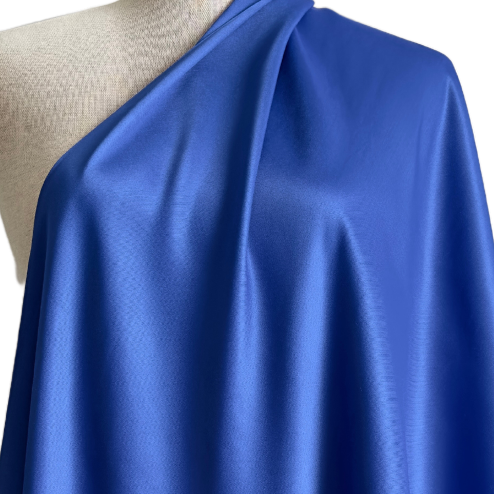 Viskose Satin | Royalblau