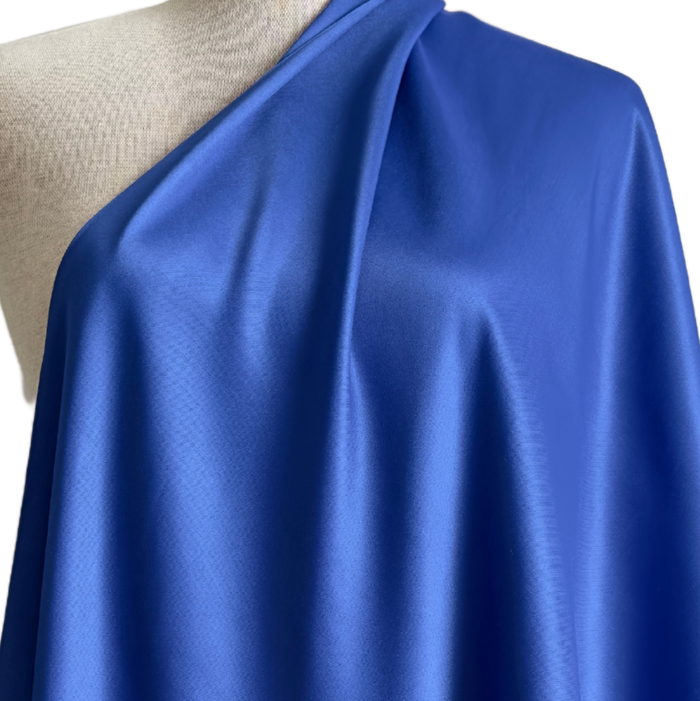 Viskose Satin | Royalblau