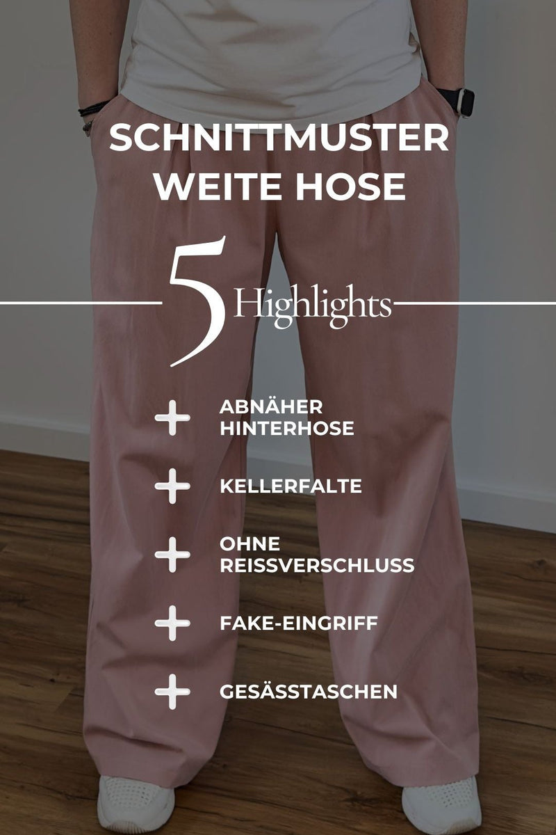 Schnittmuster | Weite Hose