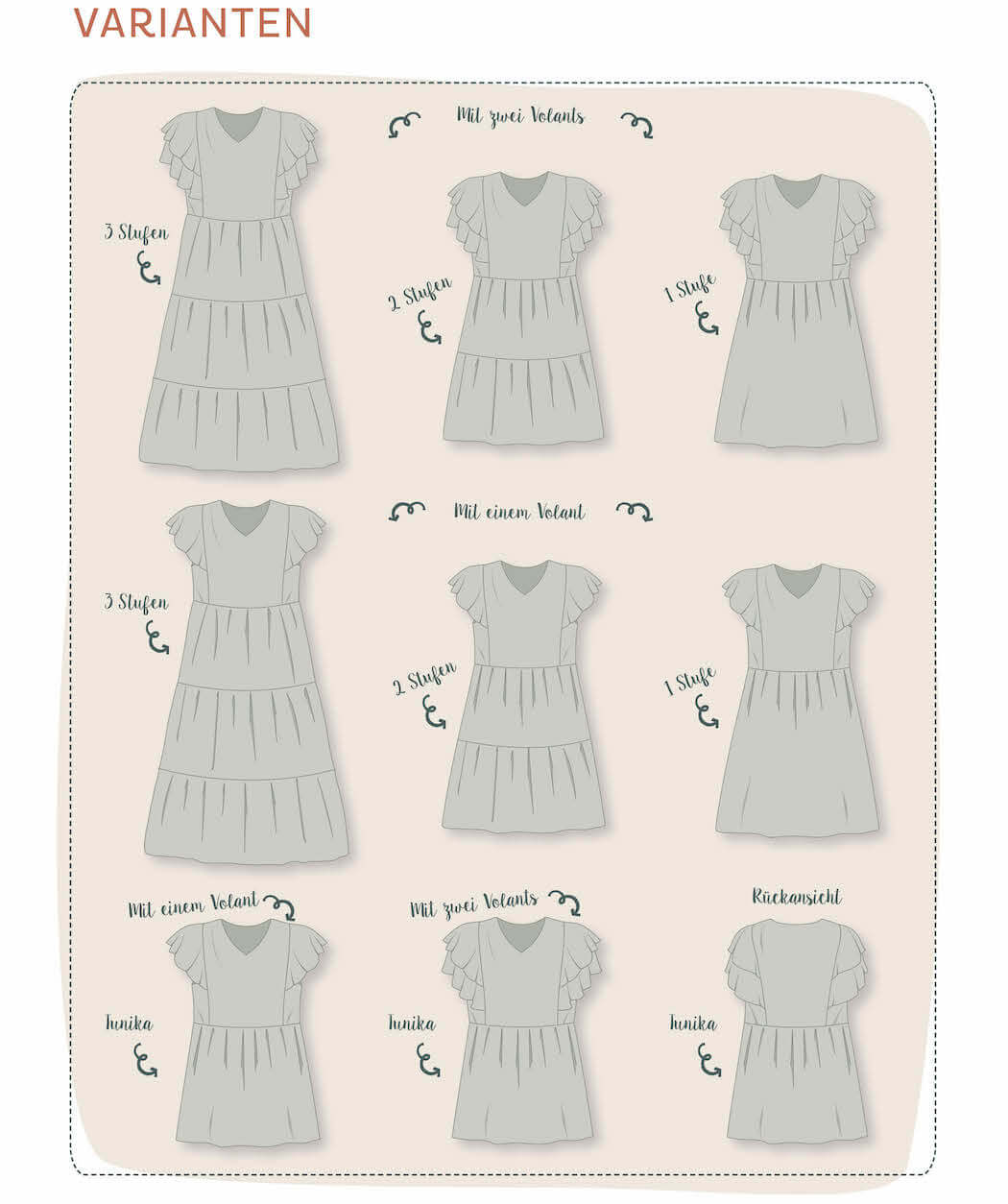 Schnittmuster | My Boho Dress - Kleid & Tunika