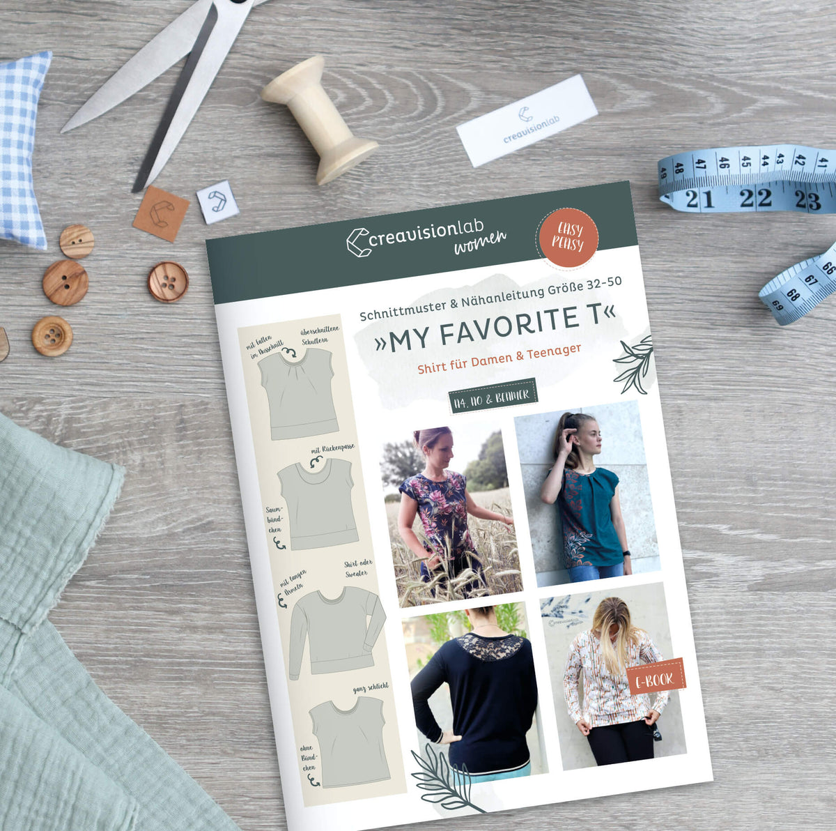 Schnittmuster | My Favorite T - Damenshirt