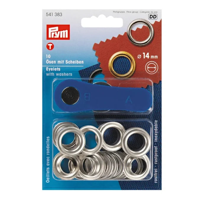 Prym | Ösen mit Scheiben verschiedene Größen