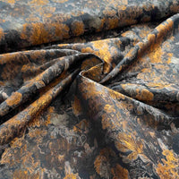 Jacquard Webware | Bronze-Gold mit edlem Glanz